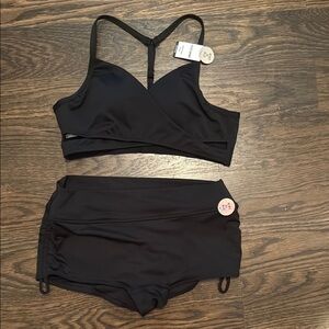PINK Victoria's Secret Black Bikini Set